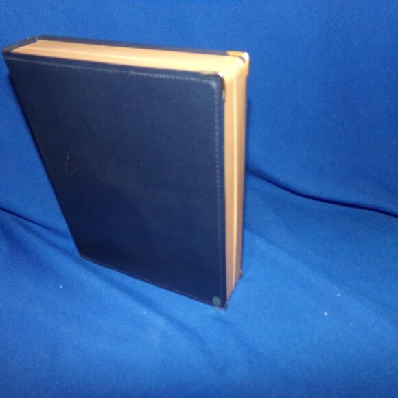 Vintage Blue Calvin Hill Empty Decorative Treasure Storage Box - Fake Book - Picture 2 of 11
